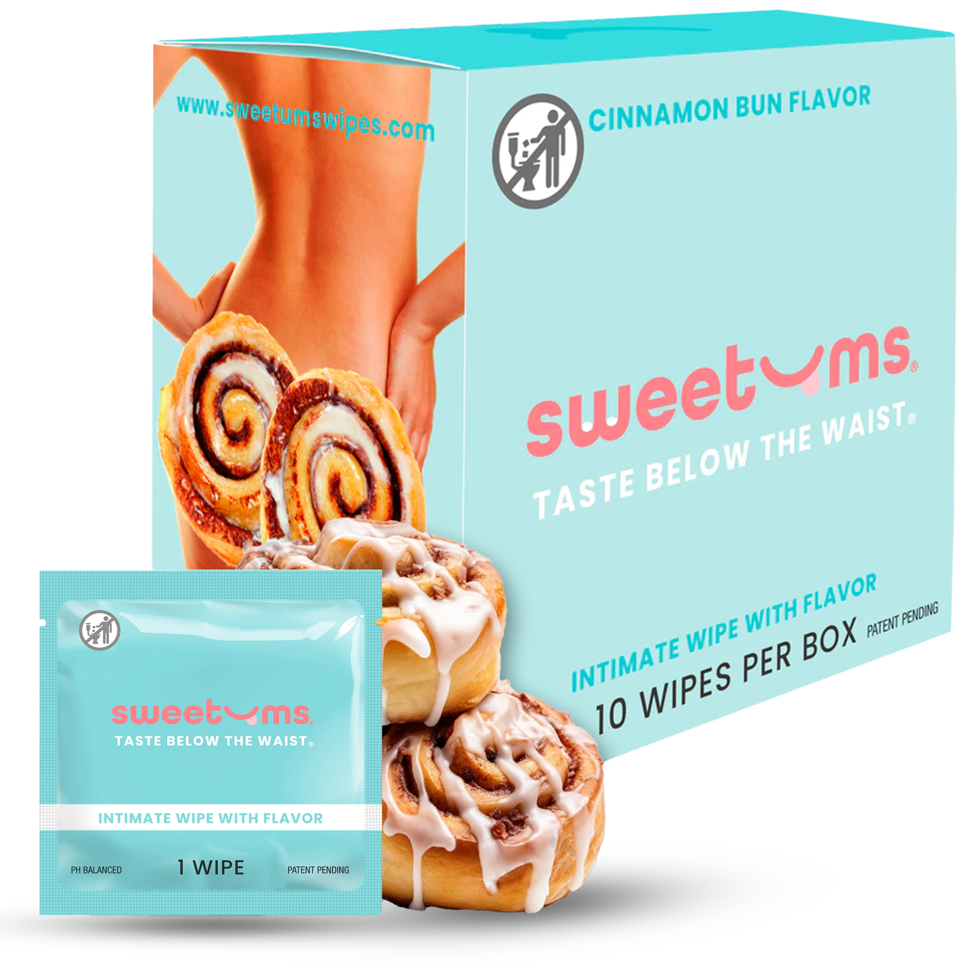 Cinnamon Bun Flavored Intimate Wipes