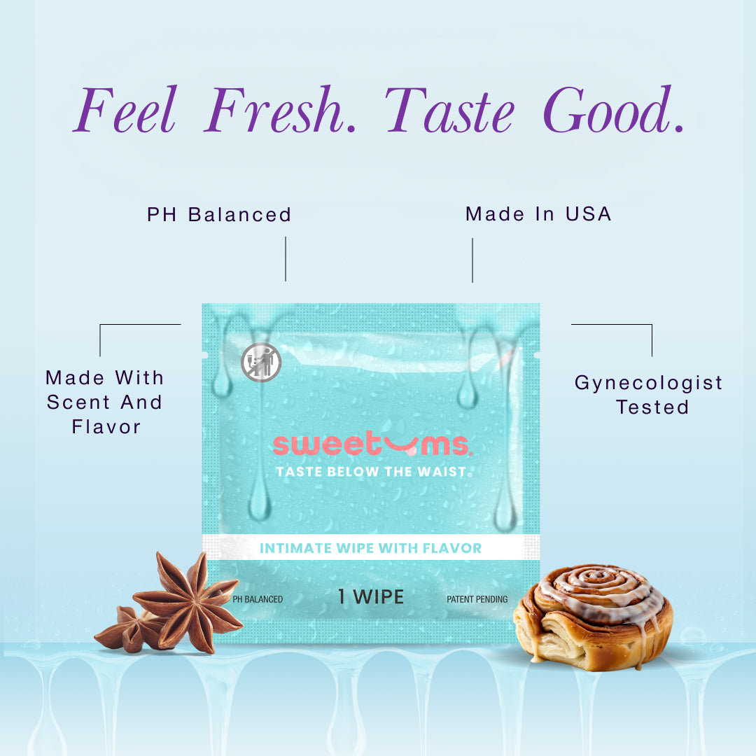 Cinnamon Bun Flavored Intimate Wipes